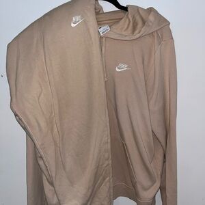 Nike Light Tan Sweat Suit
